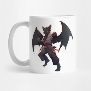 Kawaii Style Karate Master Bat Mug